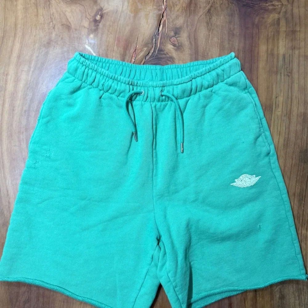 Jordan Mens Shorts M Sweat Distressed IF1411 RARE Heritage French Terry HH21